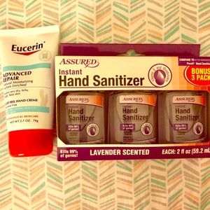 Bundle hand lotion and sanitizers